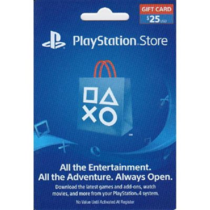 Digital Code (USA), Sony American Account 25$ PlayStation Store