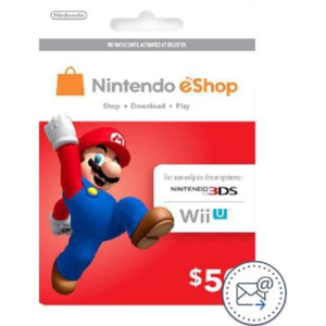 Digital Code (KSA), Nintendo 50$ eShop Payment and Recharge Card