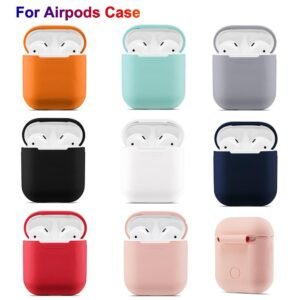 For Apple Airpods Case Cover PU Silicone Earphone Protective Case