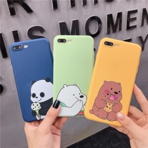 Phone Case For Coque iPhone Cartoon Cute Pattern Cases For iPhone Silicone Back Cover