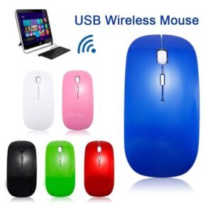 Wireless Mouse 2.4G Receiver Super Slim Mouse 3 keys Game Mouse For PC Laptop Notebook