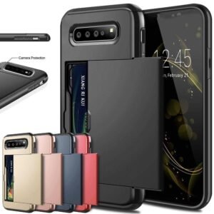 Shockproof Case For Samsung Galaxy Slide Armor Wallet Card Slots Holder Cover