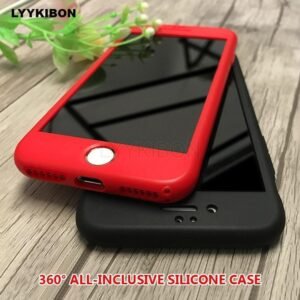 Fashion Silicone Soft Phone Case For iPhone Full Cover Protection Back cover
