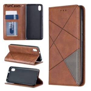 Book Phone Cases For Xiaomi accesorios Redmi 7A Caso Simple PU Leather Wallet Case