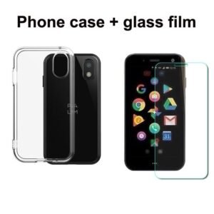 Palm Phone case Soft cases For Palm mini phone cover 3.3" tempered glass screen protector