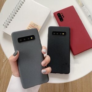 Matte Silicone Phone Case For Samsung Galaxy Cover