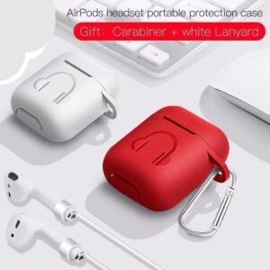 Earphone Case For Apple Airpods strap Soft Silicone headphone Case